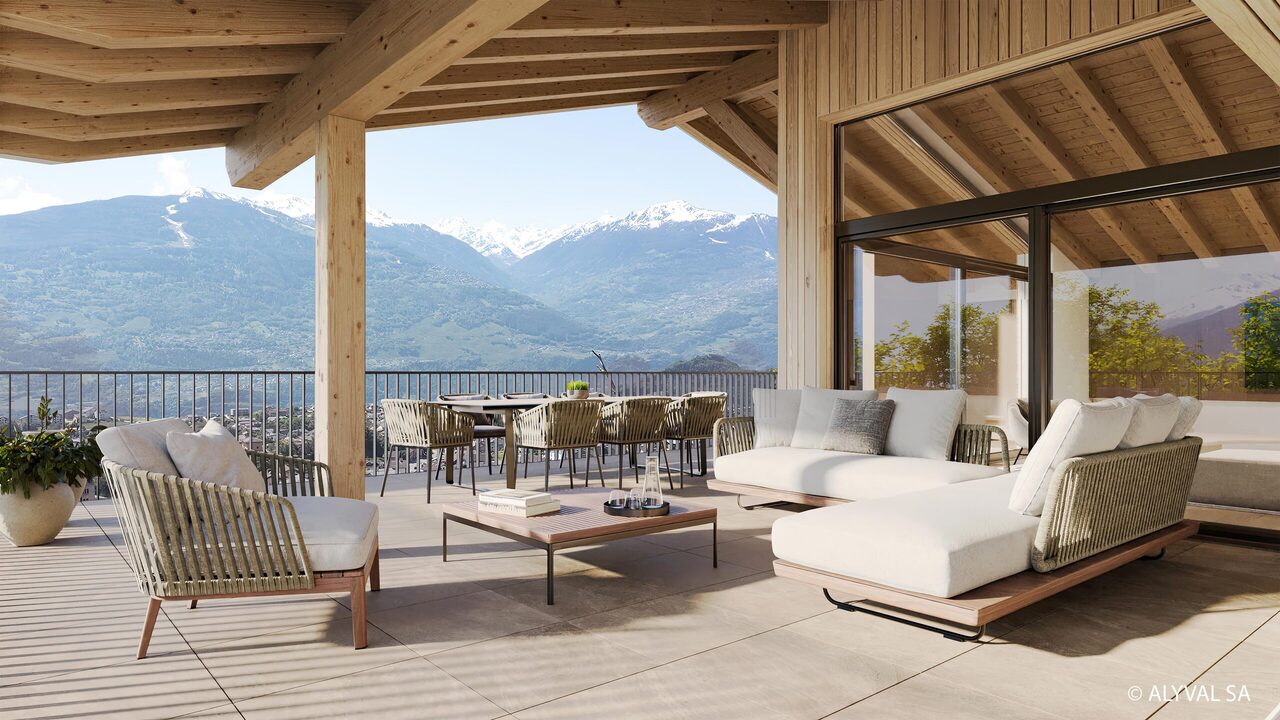 Appartement 4.5 en PPE avec une vue et un cadre de vie inégalables
