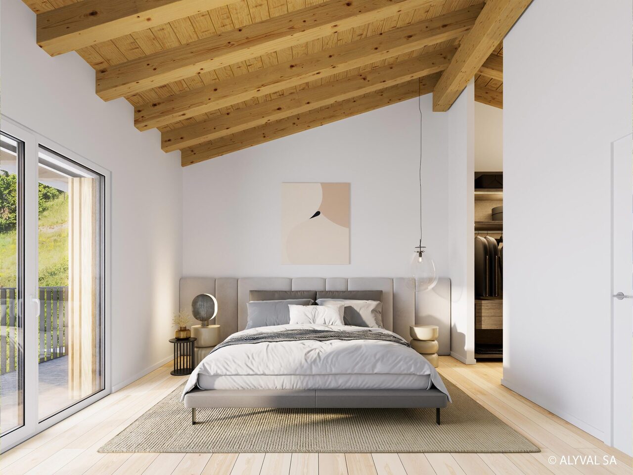Appartement 4.5 en PPE avec une vue et un cadre de vie inégalables