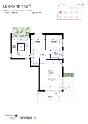 Appartement à vendre 3.5 pièces à 1026 Echandens - Vaud