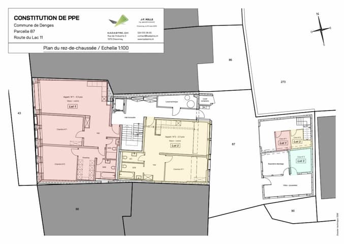 Appartement à vendre 3.5 pièces à 1026 Denges - Vaud