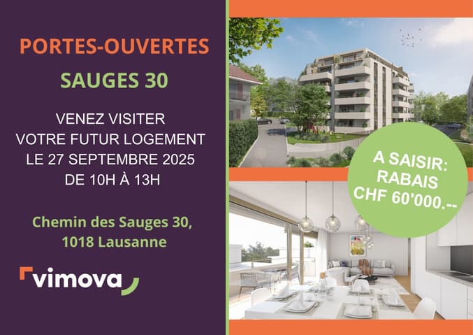 Appartement à vendre 3.5 pièces à 1018 Lausanne - Vaud