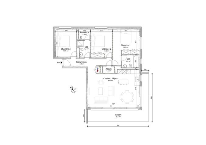 Appartement à vendre 4.5 pièces à 1095 Lutry - Vaud