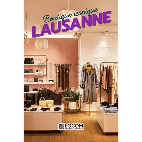 Commerce à louer à 1005 Lausanne - Vaud