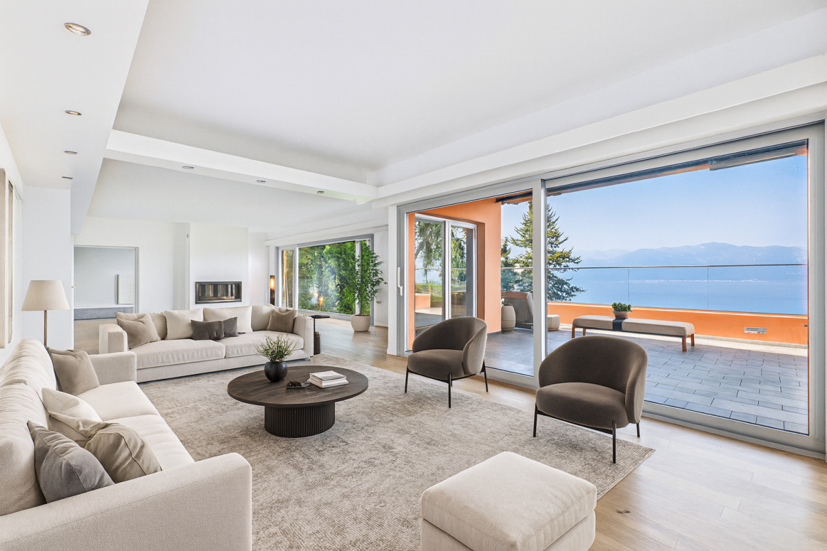  Résidence d’exception avec jardin paysager et vue panoramique sur le lac Léman 