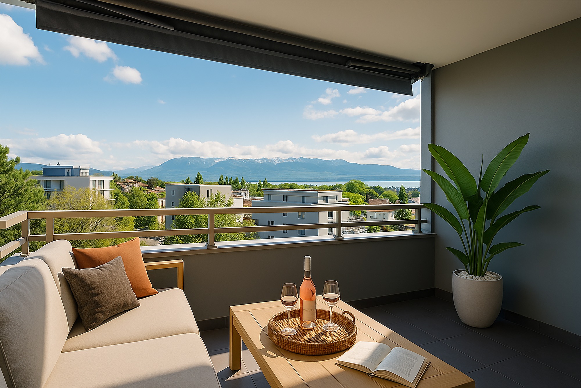 1007 Lausanne - Appartement de standing avec vue panoramique sur le lac Léman