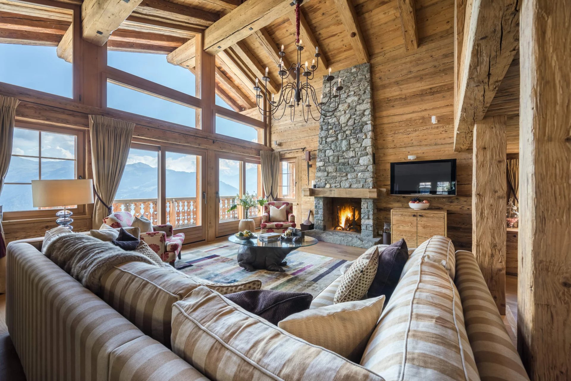 Chalet de luxe à Verbier avec jacuzzi, 11 pers, 6 suites
