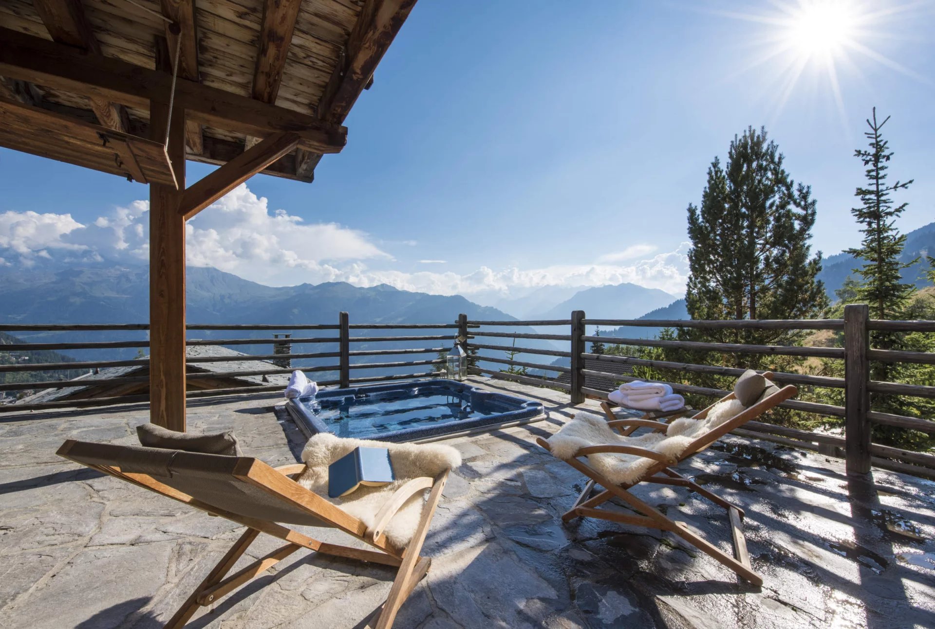 Chalet de luxe à Verbier avec jacuzzi, 11 pers, 6 suites
