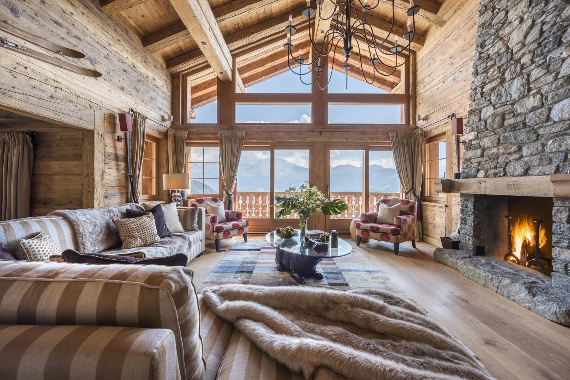 Chalet de luxe à Verbier avec jacuzzi, 11 pers, 6 suites