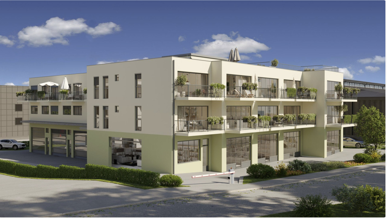 Grand studio avec balcon et cave - 2ème étage - Projet neuf