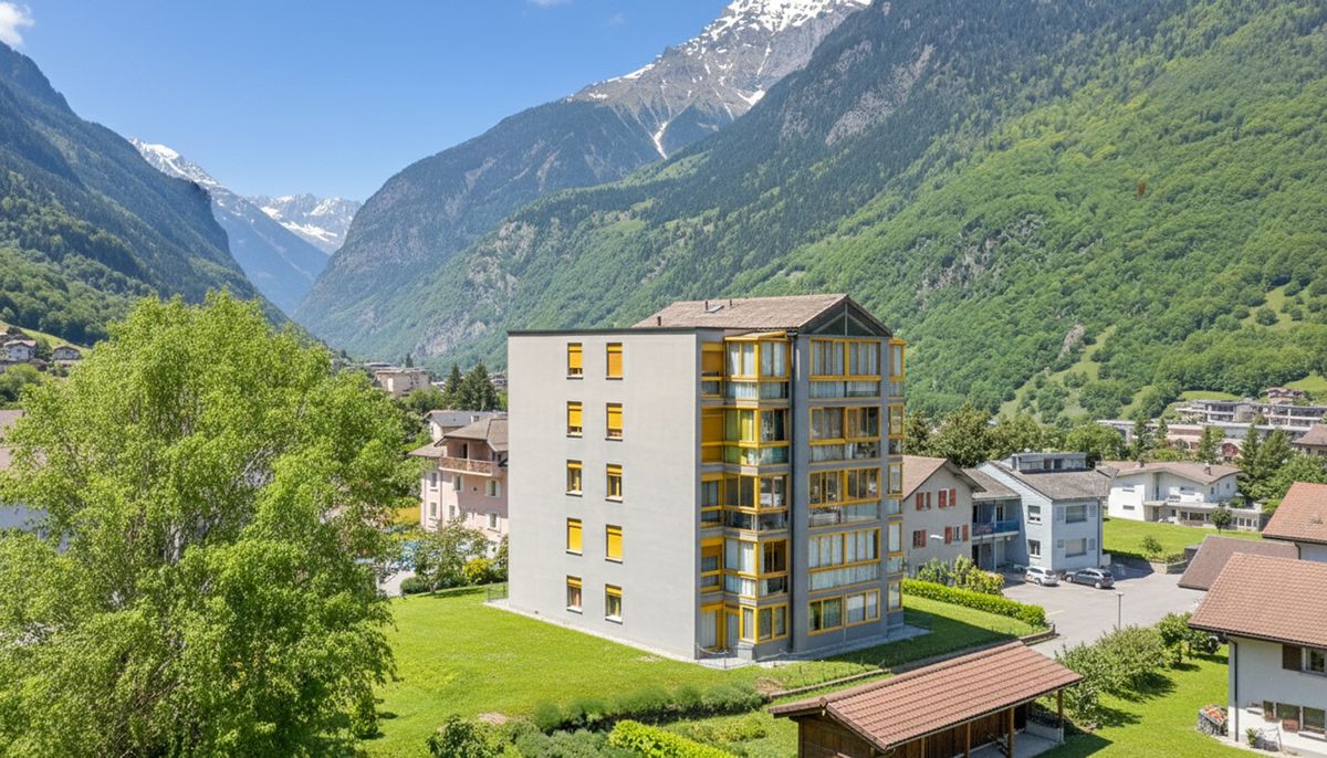 Appartement de 4,5 pièces avec grande terrasse et véranda.
