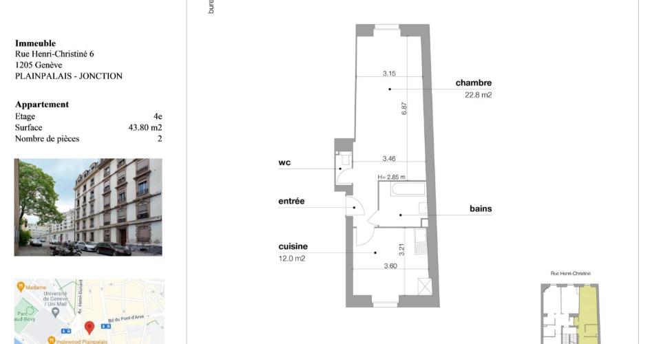 Appartement 2 pièces