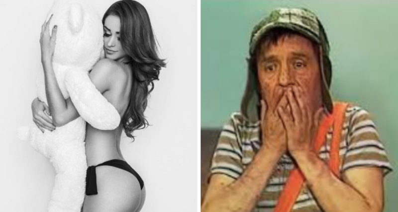 Yanet García hace sensual homenaje a El Chavo del 8