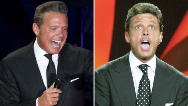 ¡Luis Miguel se pone a beber en pleno concierto!