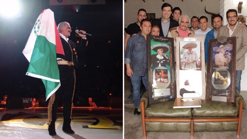 Vicente Fernández seguirá cantando hasta que el público lo pida