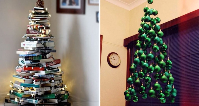 OCHO ideas creativas para poner el árbol de navidad