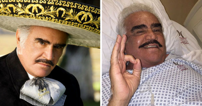 Vicente Fernández está muy delicado de salud