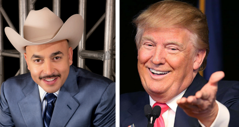 ¡¿QUÉ!? ¡Lupillo Rivera quería cantar para Donal Trump!