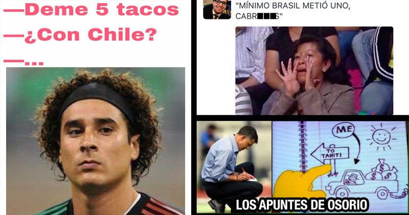 Los mejores memes de México VS Chile