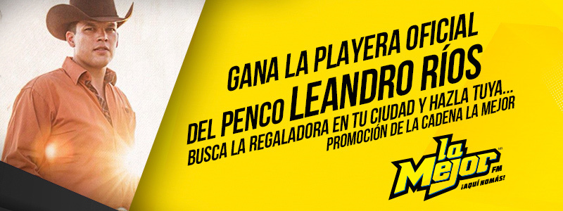 Gana la playera oficial del Penco, Leandro Ríos.