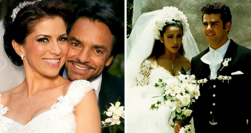 Así lucían estos famosos el día de su boda