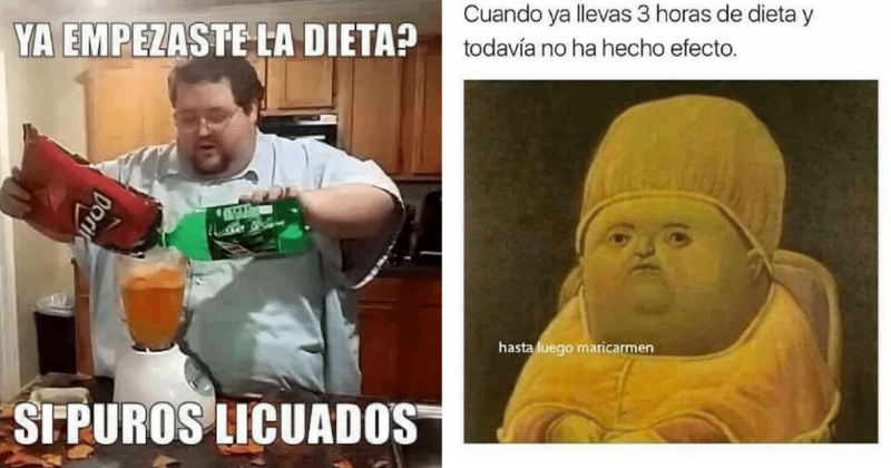 Memes con los que te identificarás si estás a dieta