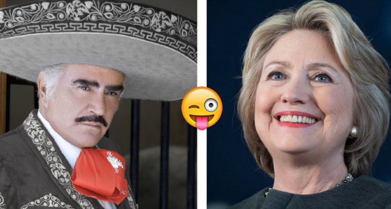 Hillary Clinton responde el corrido de Vicente Fernández