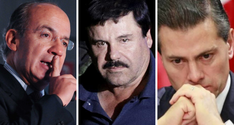 Tras acusaciones de El Chapo, Peña y Calderon rompen el silencio