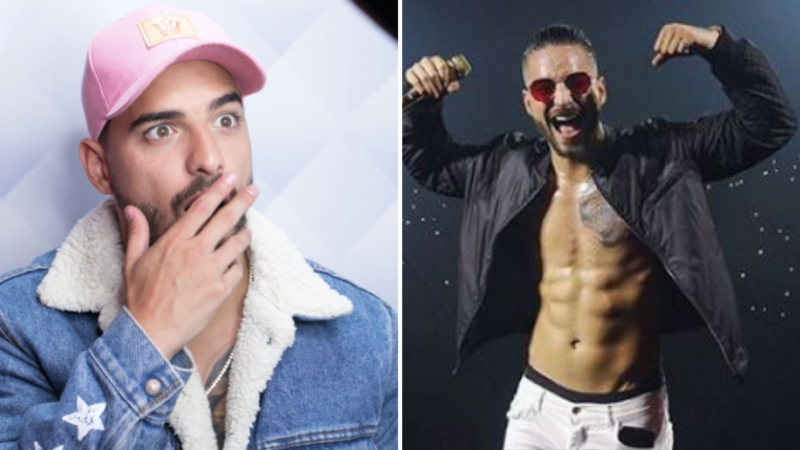 Maluma dejó ver sus chones sudados en pleno concierto