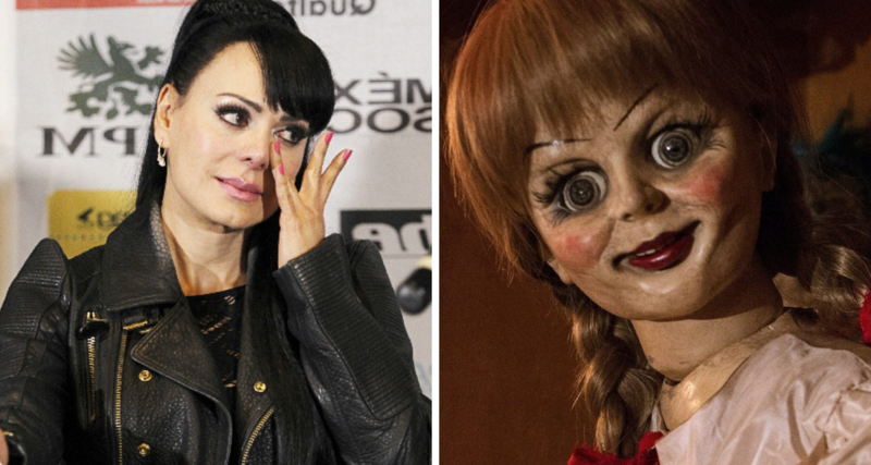 Comparan a Maribel Guardia con Annabelle por foto sin filtro