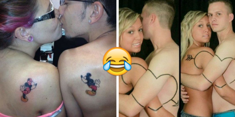 ¡Qué oso! Los peores tatuajes de parejas