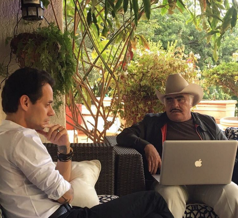 ¿Qué planean Marc Anthony y Vicente Fernández?