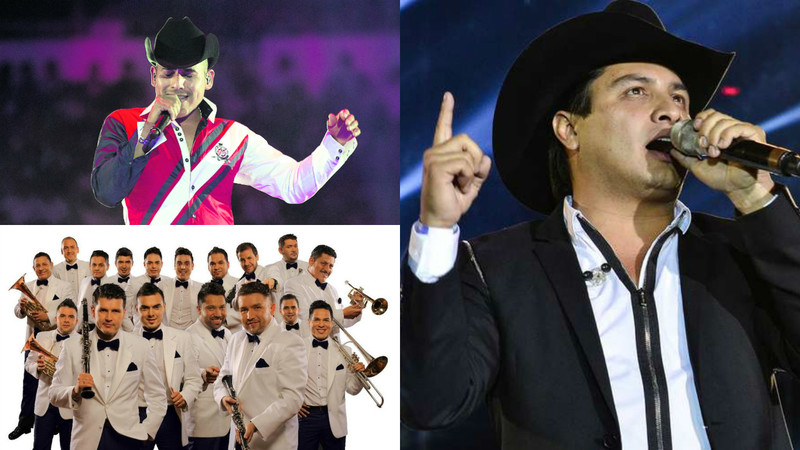 Julión, Espinoza Paz y Recodo en un mismo evento.