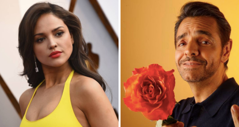 ¡Eugenio Derbez besó a Eiza González!