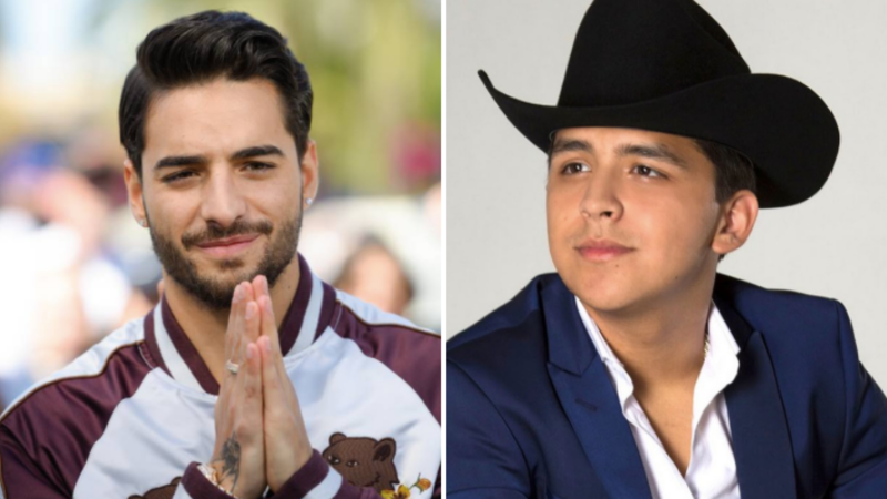 ¿Qué? ¿Maluma cantará junto a Christian Nodal?