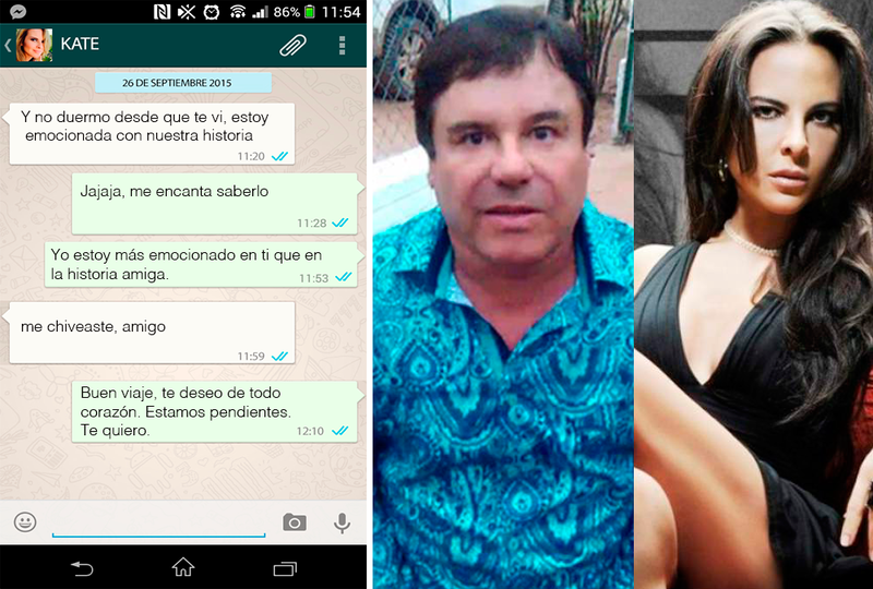 ¡Chapo coqueteando con Kate por Mensajes!