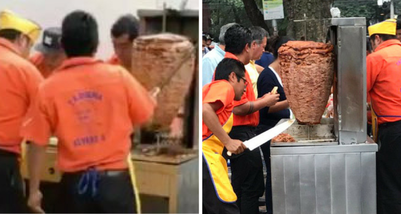 HÉROES: Regalan tacos al pastor a voluntarios y damnificados