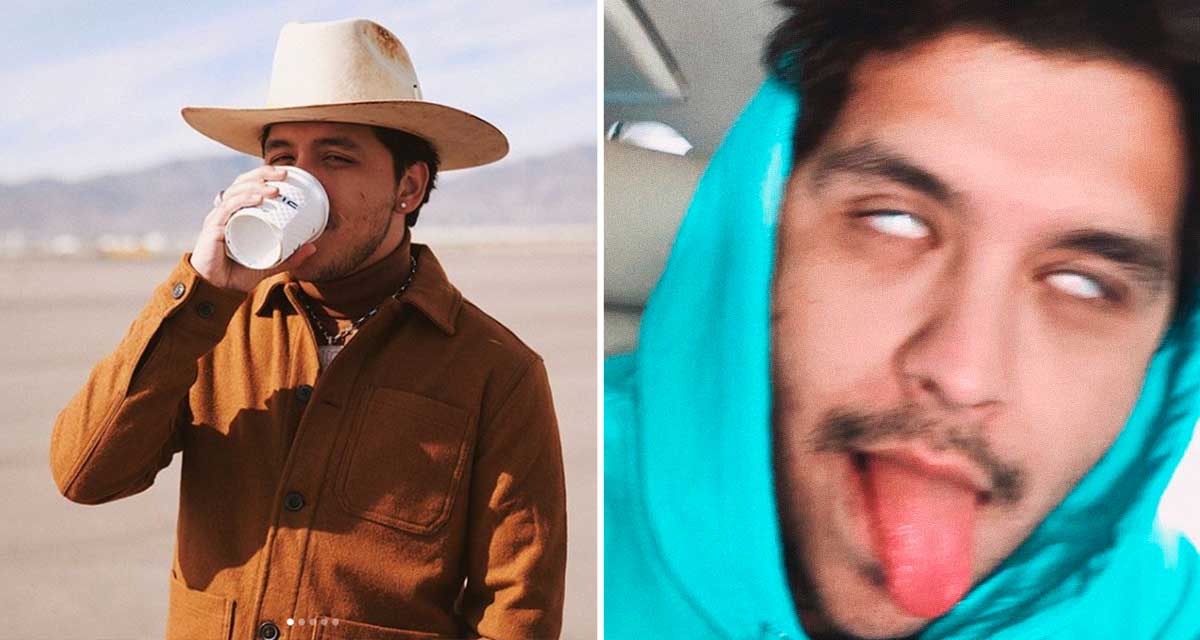 Christian Nodal revela que casi pierde la vida en su jet