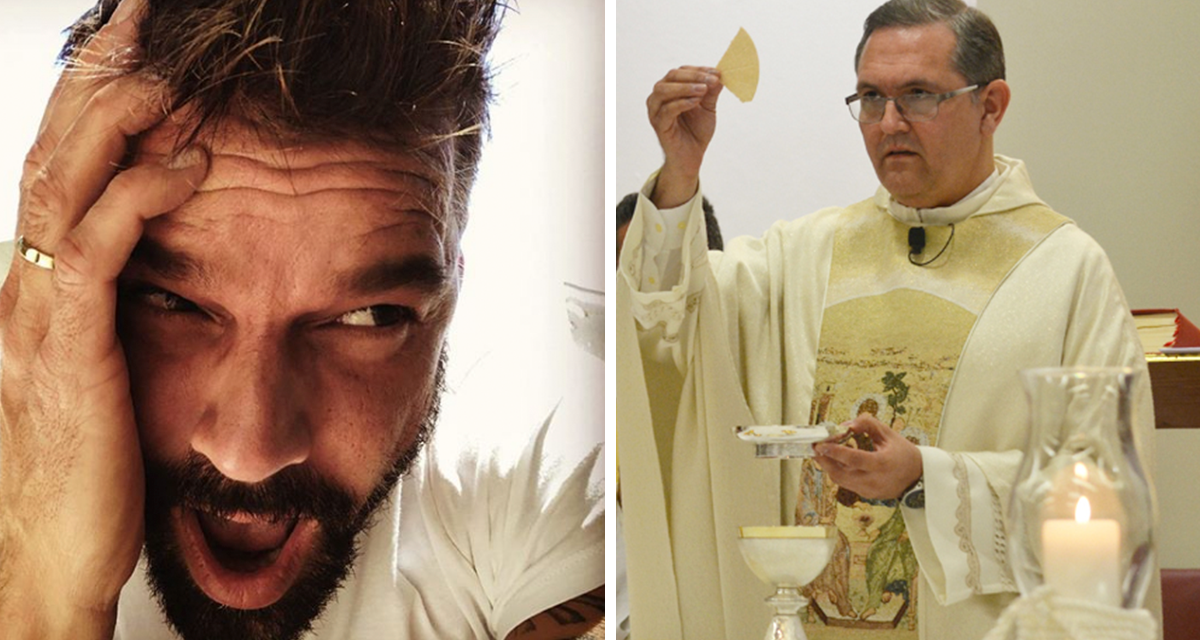 Sacerdote entra en polémica contra Ricky Martin por hablar de La Virgen