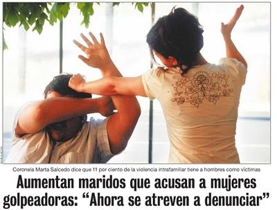 HOMBRES NO SE ATREVEN A DENUNCIAR