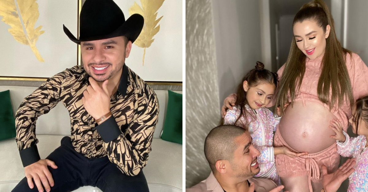 Larry Hernández presume a su quinta hija en foto familiar