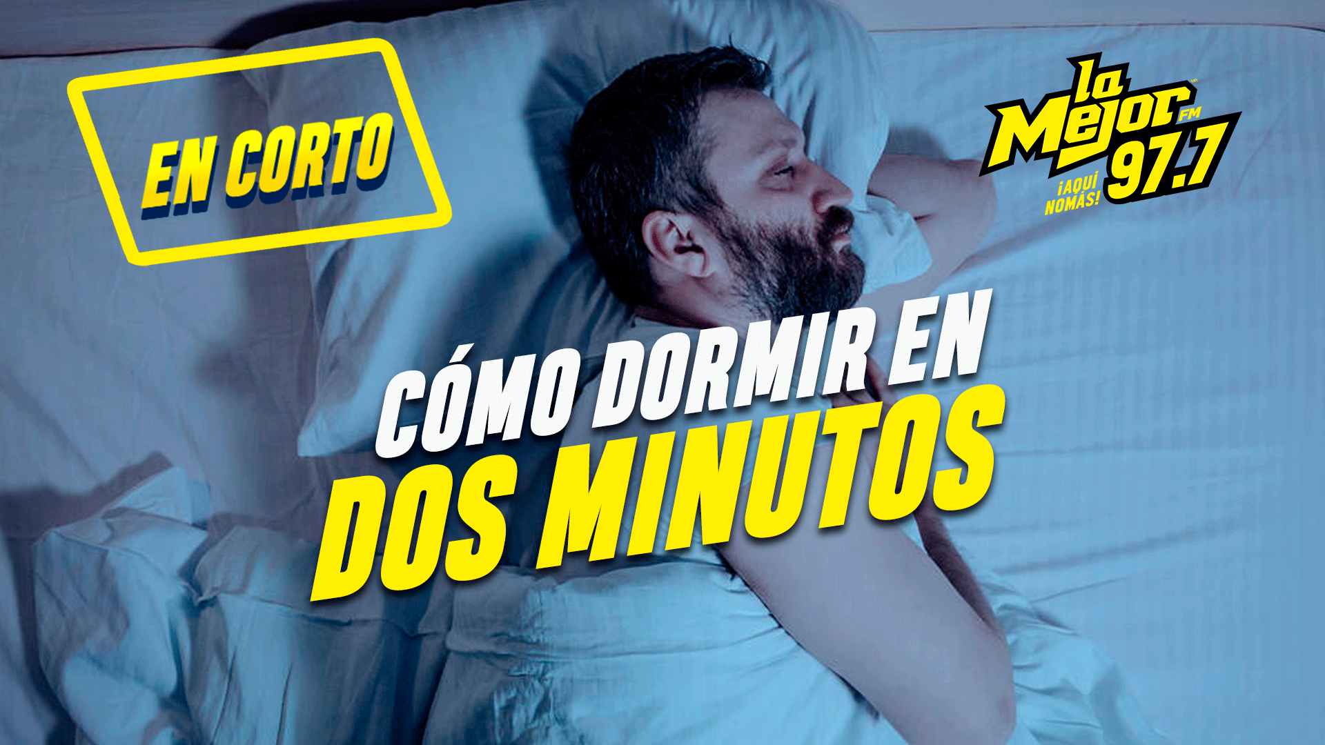 Cómo dormir en dos minutos.