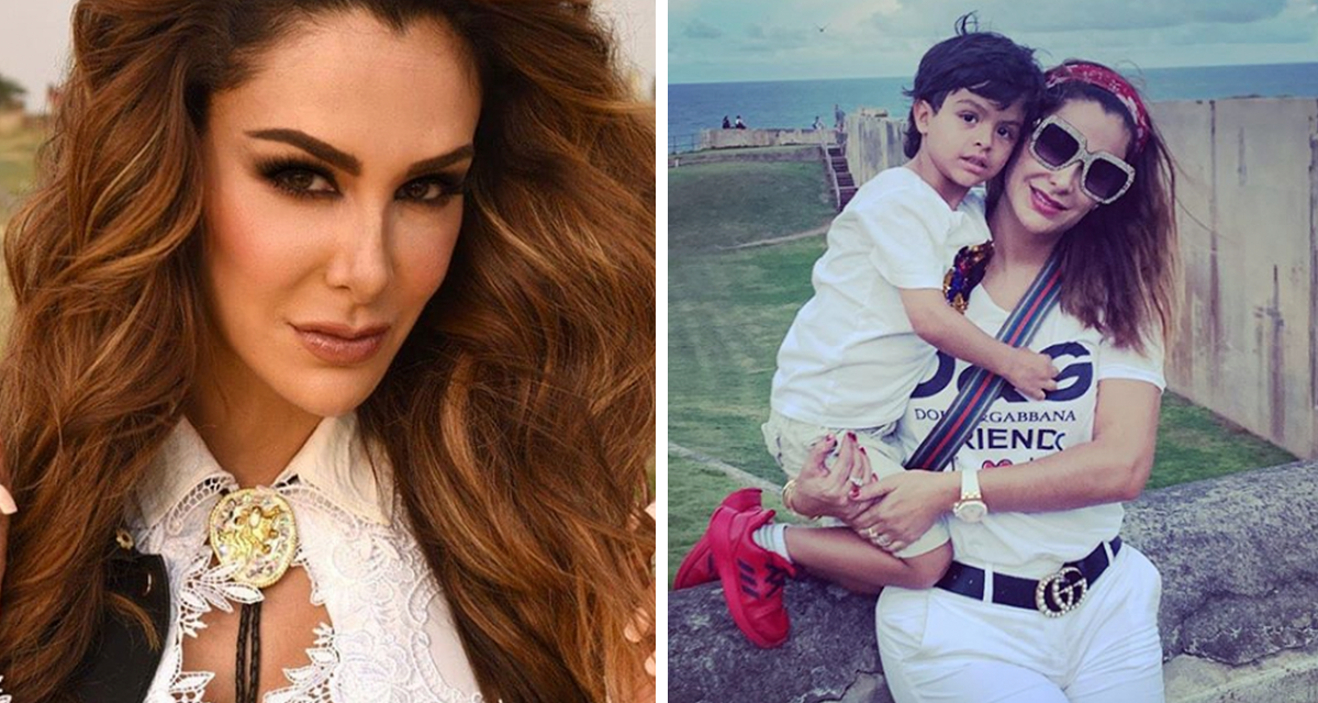 Ninel Conde deshereda a su hijo por culpa de su ex esposo