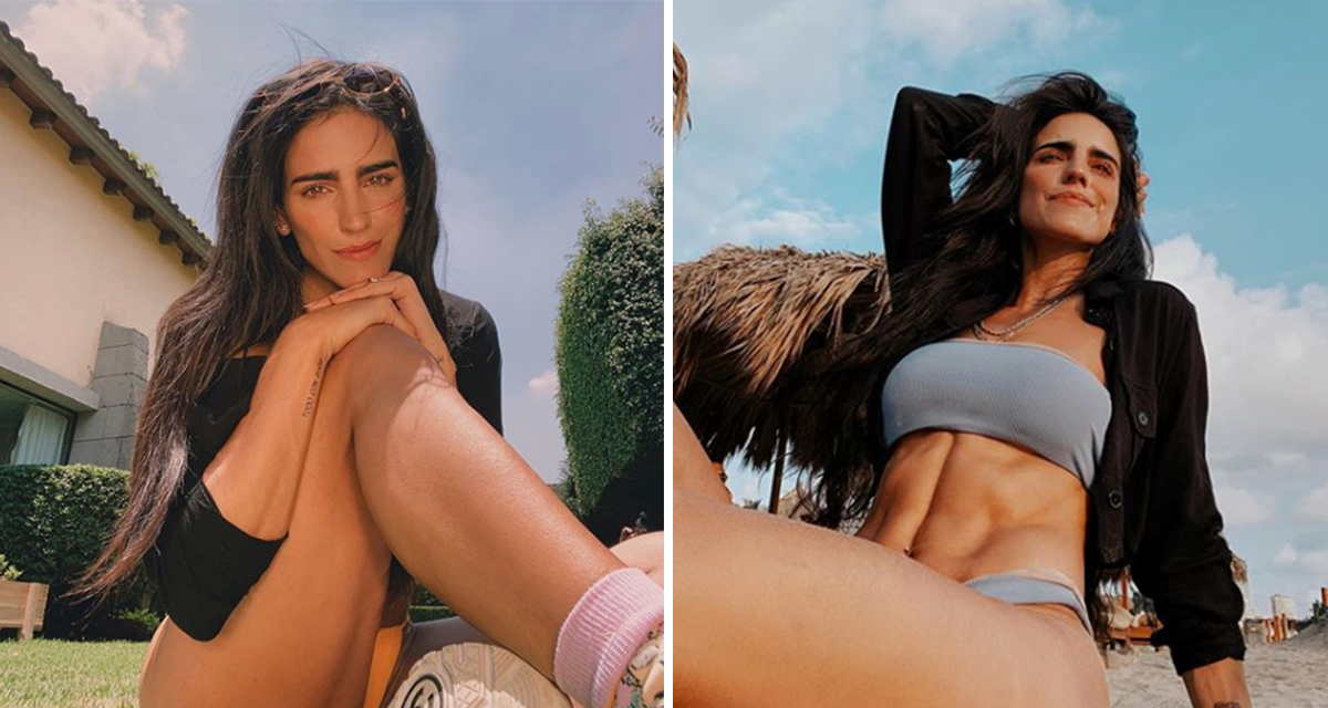 Bárbara De Regil exhibe sus estrías en la playa