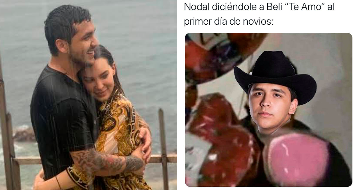 meme Christian Nodal y Belinda