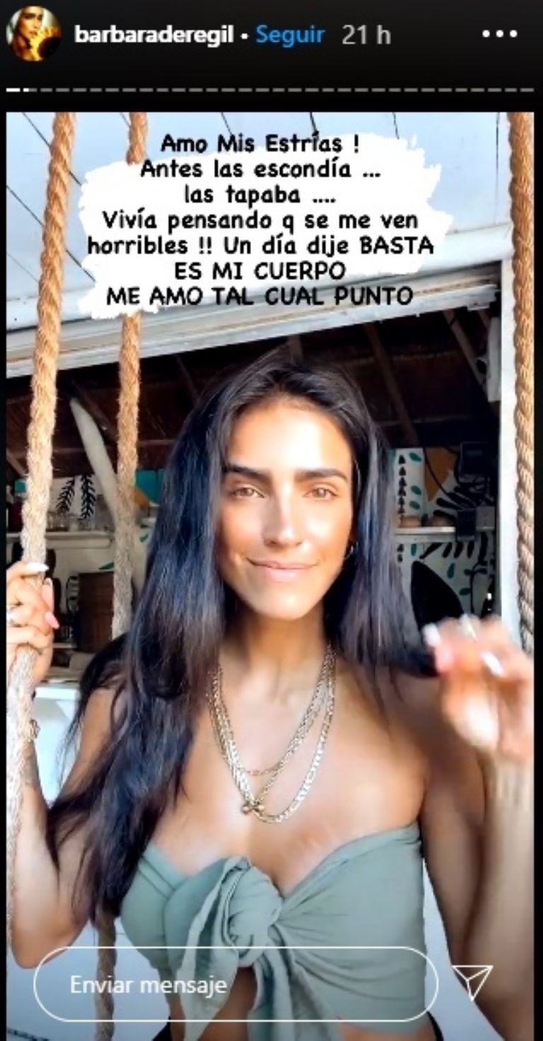 Bárbara De Regil con estrías 