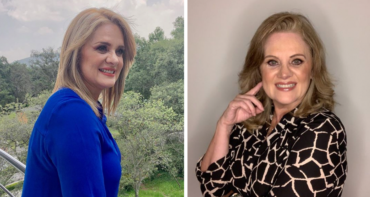 Erika Buenfil se tiñe la cabellera y se quita años de encima