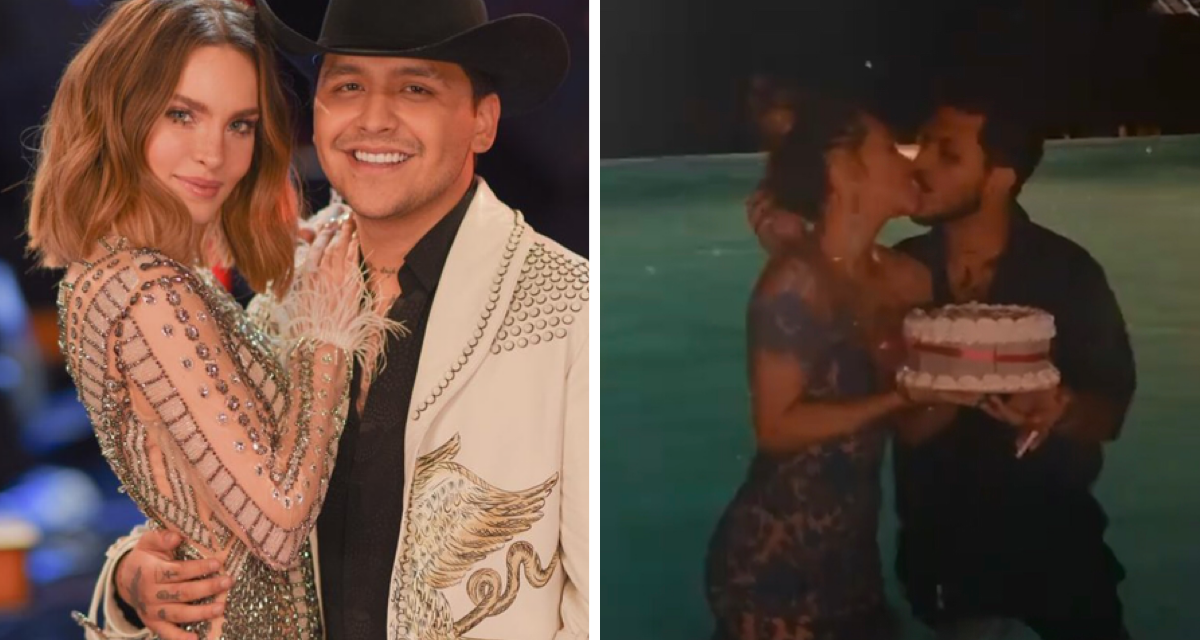 Christian Nodal comparte video del cumple de Belinda.