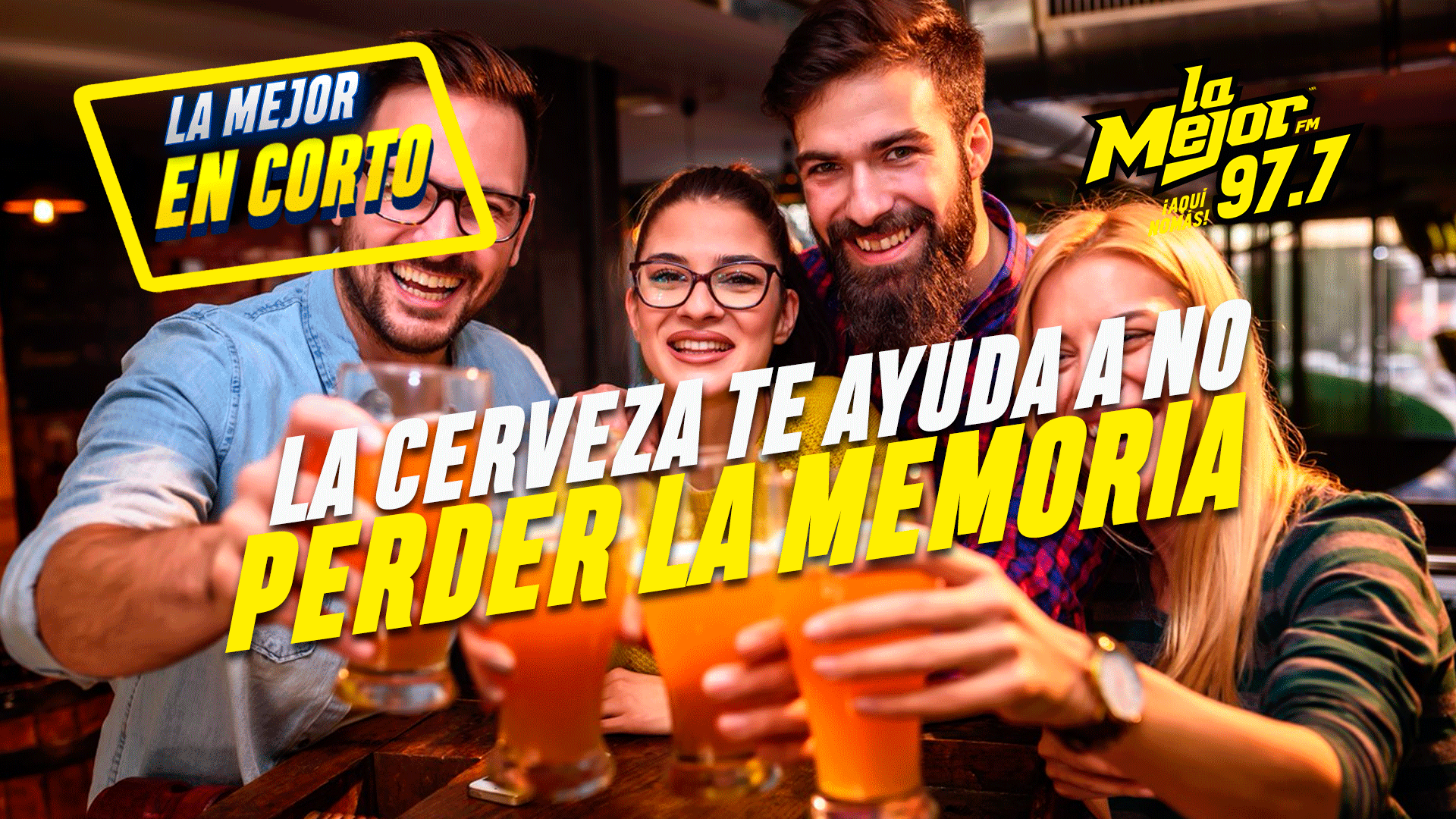 La cerveza previene la pérdida de memoria.