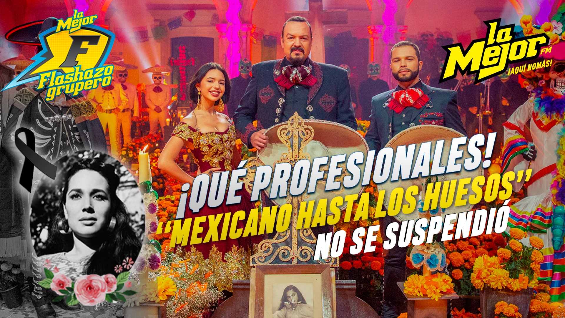 ¡Profesional! Pepe Aguilar no cancela concierto, a pesar de la muerte de su madre / Flashazo Grupero