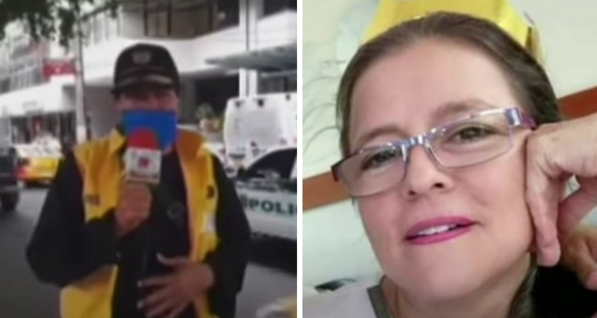 En pleno enlace en vivo reportero se entera que su mujer fallece